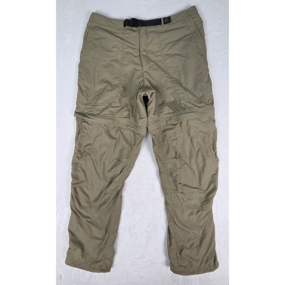 Cargo Pants Mountain Hardware Men 32 Khaki Convertible Hiking Outdoor Utility - Picture 13 of 13